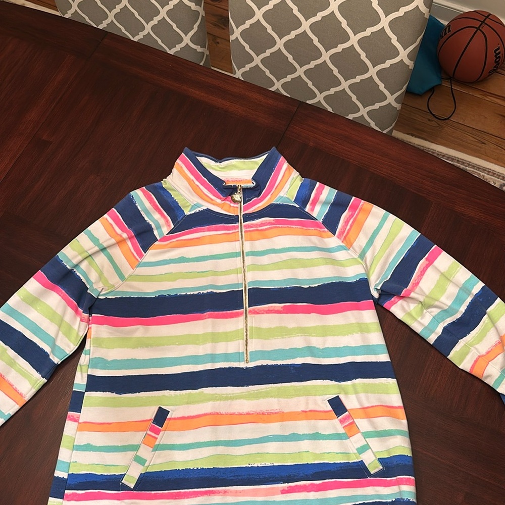 Lily Pulitzer Neon Striped Popover